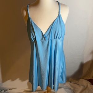 Cute aqua colored racer back nightgown size 2XL